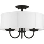 42989-04 3 Light Black Semi-Flush Mount-Lighting LumensSemi Flush