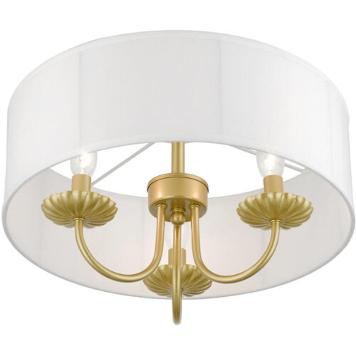 42989-33 3 Light Soft Gold Semi-Flush Mount-Lighting LumensSemi Flush