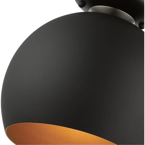 43390-04 1 Light Black Semi-Flush Mount-Lighting LumensSemi Flush