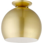 43390-33 1 Light Soft Gold Semi-Flush Mount-Lighting LumensSemi Flush