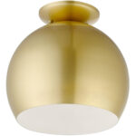 43390-33 1 Light Soft Gold Semi-Flush Mount-Lighting LumensSemi Flush