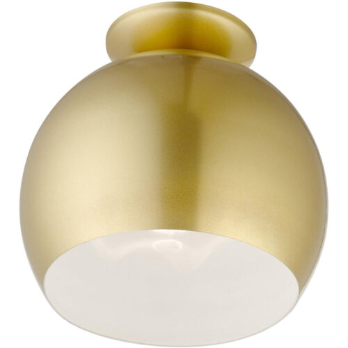 43390-33 1 Light Soft Gold Semi-Flush Mount-Lighting LumensSemi Flush