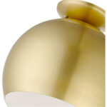 43390-33 1 Light Soft Gold Semi-Flush Mount-Lighting LumensSemi Flush