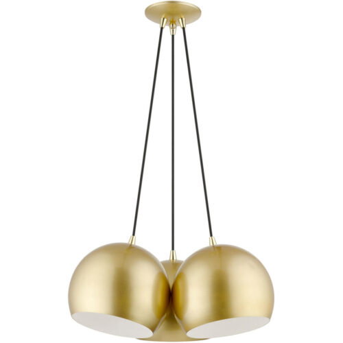 43393-33 3 Light Polished Gold Globe Pendant-Lighting LumensPendant Lights