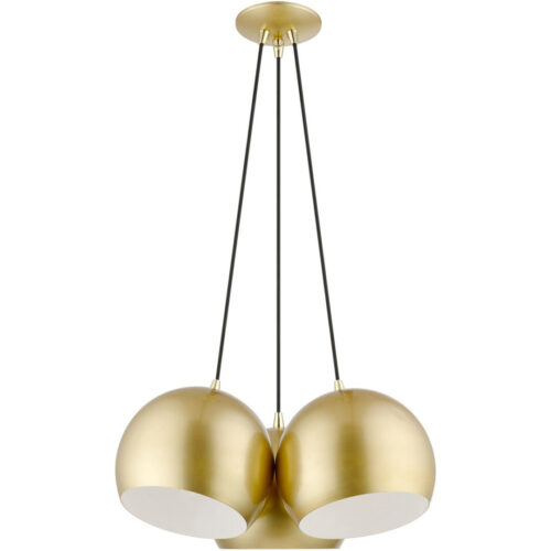 43393-33 3 Light Polished Gold Globe Pendant-Lighting LumensPendant Lights