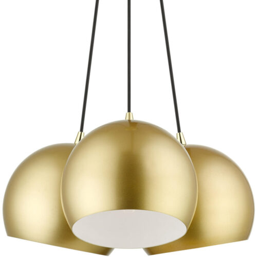 43393-33 3 Light Polished Gold Globe Pendant-Lighting LumensPendant Lights