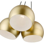 43393-33 3 Light Polished Gold Globe Pendant-Lighting LumensPendant Lights