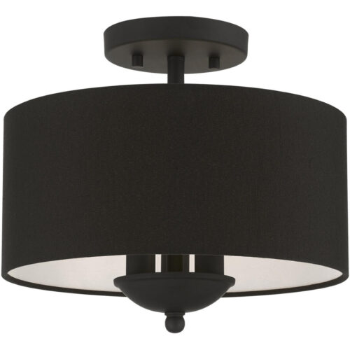 43441-04 3 Light Black Semi-Flush Mount-Lighting LumensSemi Flush