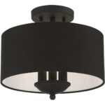 43441-04 3 Light Black Semi-Flush Mount-Lighting LumensSemi Flush