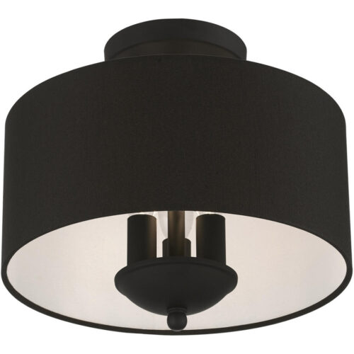 43441-04 3 Light Black Semi-Flush Mount-Lighting LumensSemi Flush