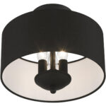 43441-04 3 Light Black Semi-Flush Mount-Lighting LumensSemi Flush