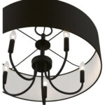 43445-04 5 Light Black Pendant Chandelier-Lighting LumensChandeliers