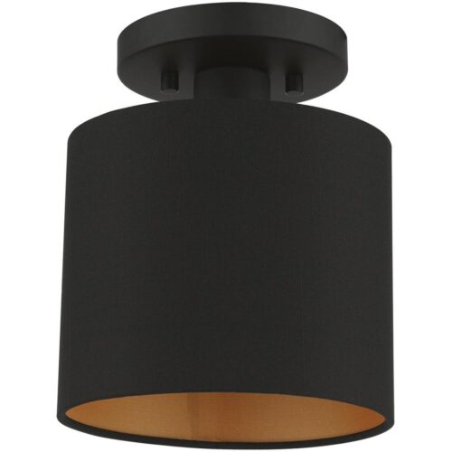 45084-04 1 Light Black Petite Semi-Flush-Lighting LumensSemi Flush