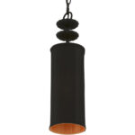 45121-04 1 Light Black Mini Pendant-Lighting LumensPendant Lights