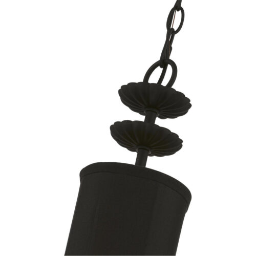 45121-04 1 Light Black Mini Pendant-Lighting LumensPendant Lights