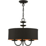 45123-04 3 Light Black Pendant Chandelier-Lighting LumensChandeliers