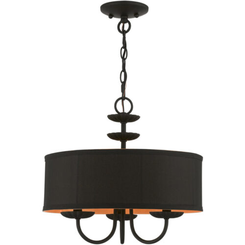 45123-04 3 Light Black Pendant Chandelier-Lighting LumensChandeliers