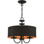 45123-04 3 Light Black Pendant Chandelier-Lighting LumensChandeliers