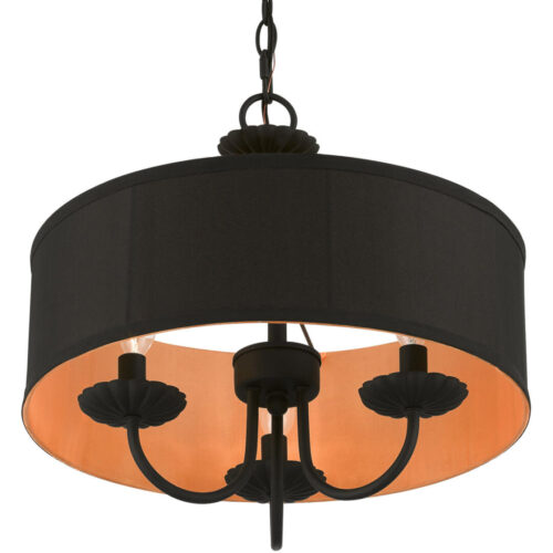 45123-04 3 Light Black Pendant Chandelier-Lighting LumensChandeliers