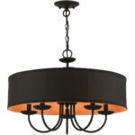 45125-04 5 Light Black Pendant Chandelier-Lighting LumensChandeliers