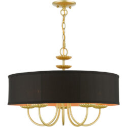 45125-33 5 Light Soft Gold Pendant Chandelier-Lighting LumensChandeliers