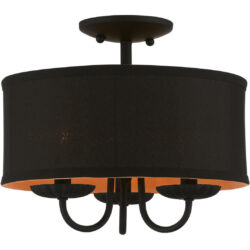 45127-04 3 Light Black Semi-Flush Mount-Lighting LumensSemi Flush