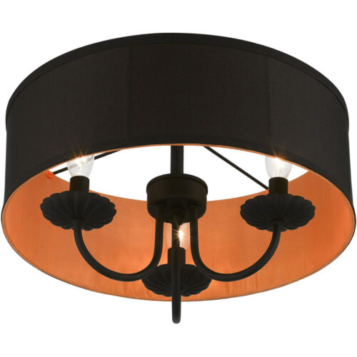 45129-04 3 Light Black Semi-Flush Mount-Lighting LumensSemi Flush