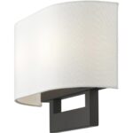 45221-04 2 Light Black Medium ADA Sconce-Lighting LumensWall Sconces