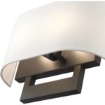 45221-07 2 Light Bronze Medium ADA Sconce-Lighting LumensWall Sconces