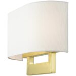 45221-12 2 Light Satin Brass Medium ADA Sconce-Lighting LumensWall Sconces