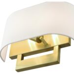 45221-12 2 Light Satin Brass Medium ADA Sconce-Lighting LumensWall Sconces