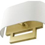 45221-12 2 Light Satin Brass Medium ADA Sconce-Lighting LumensWall Sconces