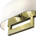 45222-01 2 Light Antique Brass Large ADA Sconce-Lighting LumensWall Sconces