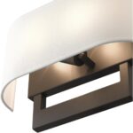 45222-07 2 Light Bronze Large ADA Sconce-Lighting LumensWall Sconces