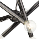 45584-46 8 Light Black Chrome Chandelier-Lighting LumensChandeliers