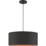 45610-04 3 Light Black Pendant-Lighting LumensPendant Lights