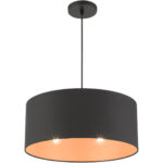 45610-04 3 Light Black Pendant-Lighting LumensPendant Lights