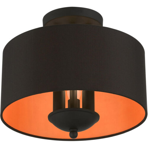 45611-04 3 Light Black Semi-Flush Mount-Lighting LumensSemi Flush