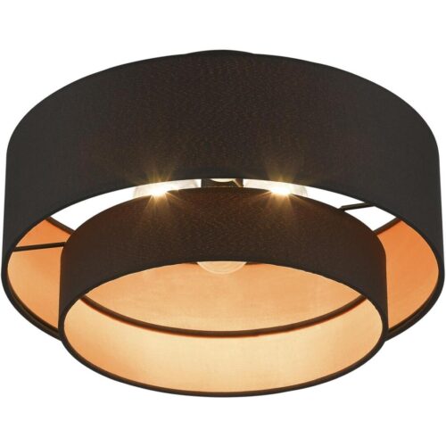 45614-04 3 Light Black Large Semi-Flush-Lighting LumensSemi Flush