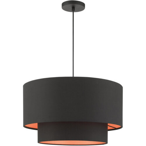 45618-04 3 Light Black Pendant-Lighting LumensPendant Lights