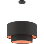 45618-04 3 Light Black Pendant-Lighting LumensPendant Lights