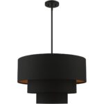 45619-04 4 Light Black Pendant Chandelier-Lighting LumensChandeliers