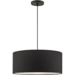 45660-04 3 Light Black Pendant-Lighting LumensPendant Lights