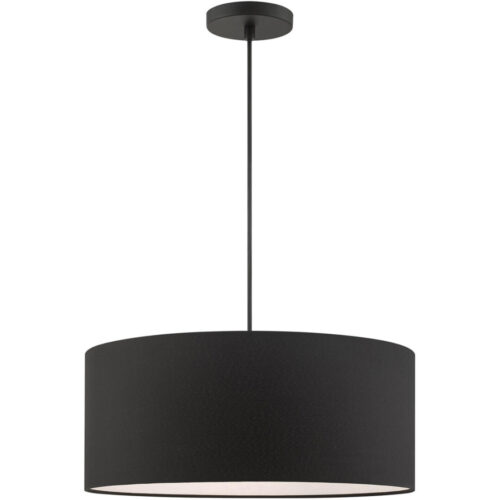 45660-04 3 Light Black Pendant-Lighting LumensPendant Lights