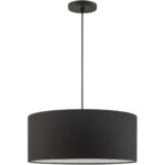 45660-04 3 Light Black Pendant-Lighting LumensPendant Lights