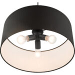 45660-04 3 Light Black Pendant-Lighting LumensPendant Lights