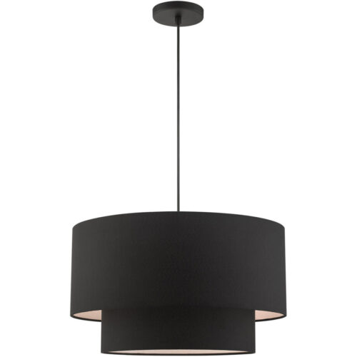 45668-04 3 Light Black Pendant-Lighting LumensPendant Lights