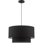 45668-04 3 Light Black Pendant-Lighting LumensPendant Lights