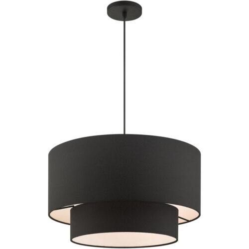 45668-04 3 Light Black Pendant-Lighting LumensPendant Lights