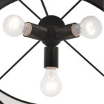 45668-04 3 Light Black Pendant-Lighting LumensPendant Lights